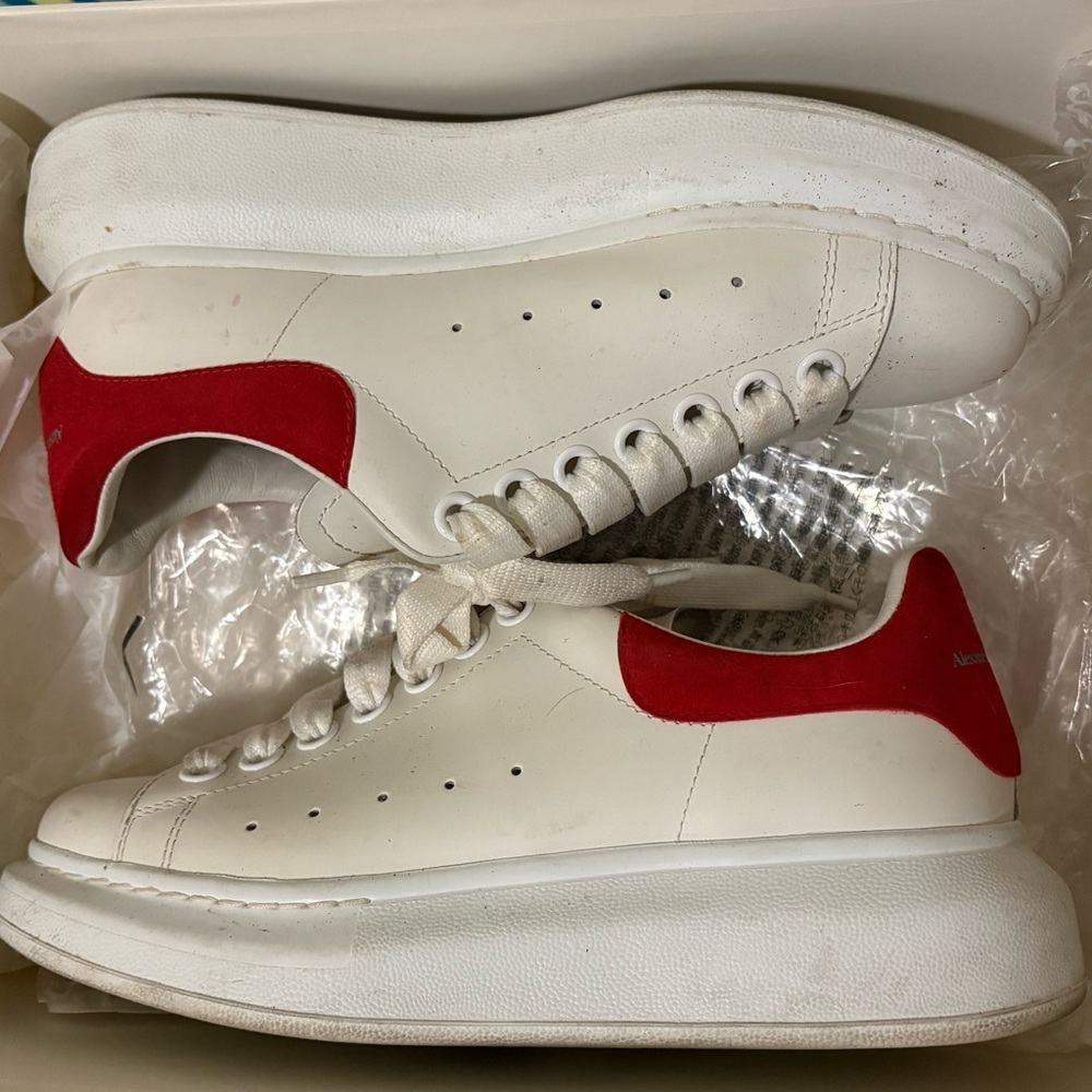 Alexander Mcqueen Women’s Shoe, Size 37 (US 7), Red & White